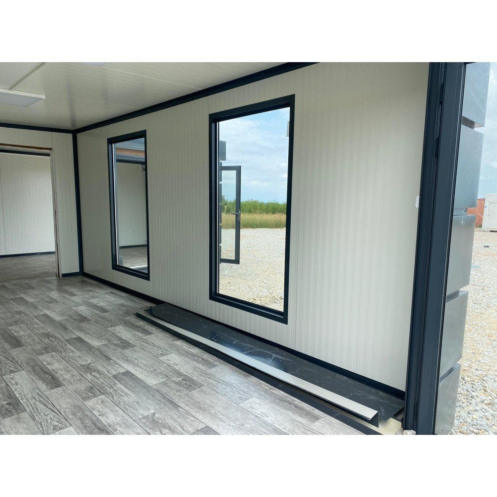 Módulo comercial combinado de 2 piezas, 3 x 6 m (36 m²)