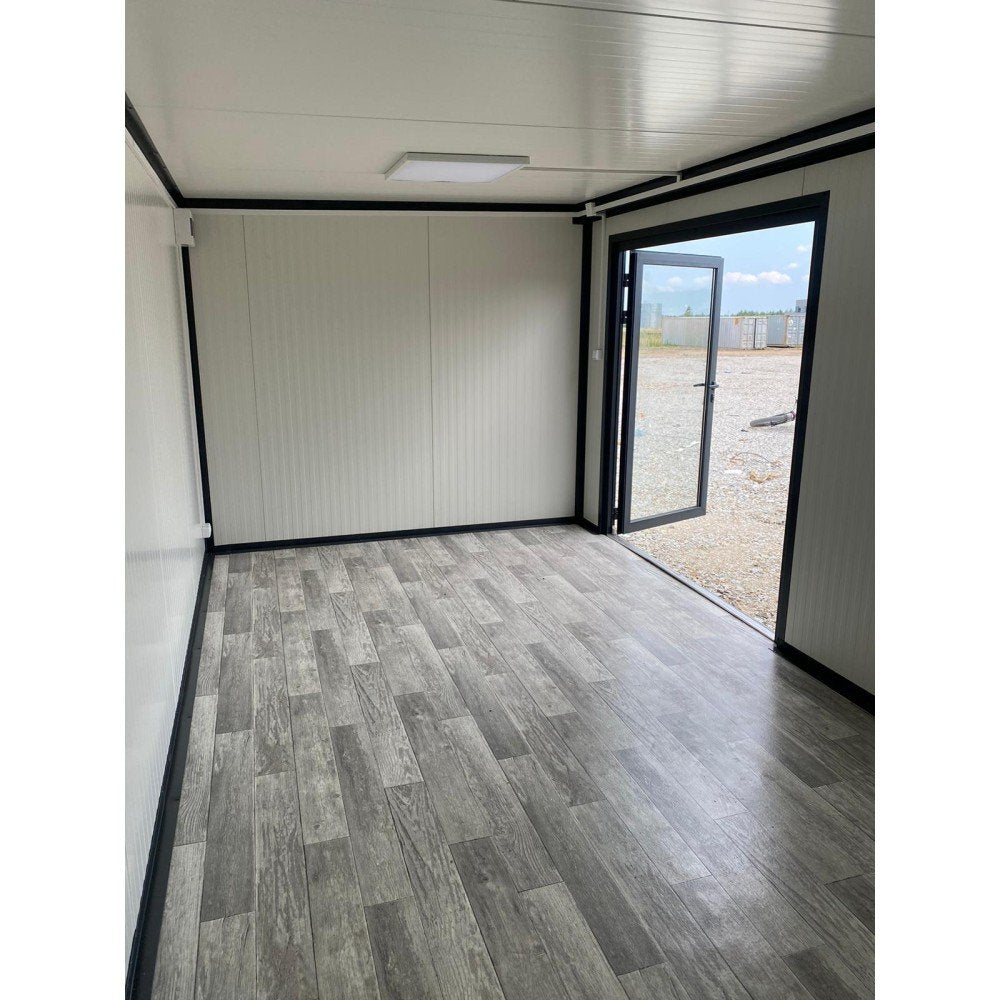 Módulo comercial combinado de 2 piezas, 3 x 6 m (36 m²)