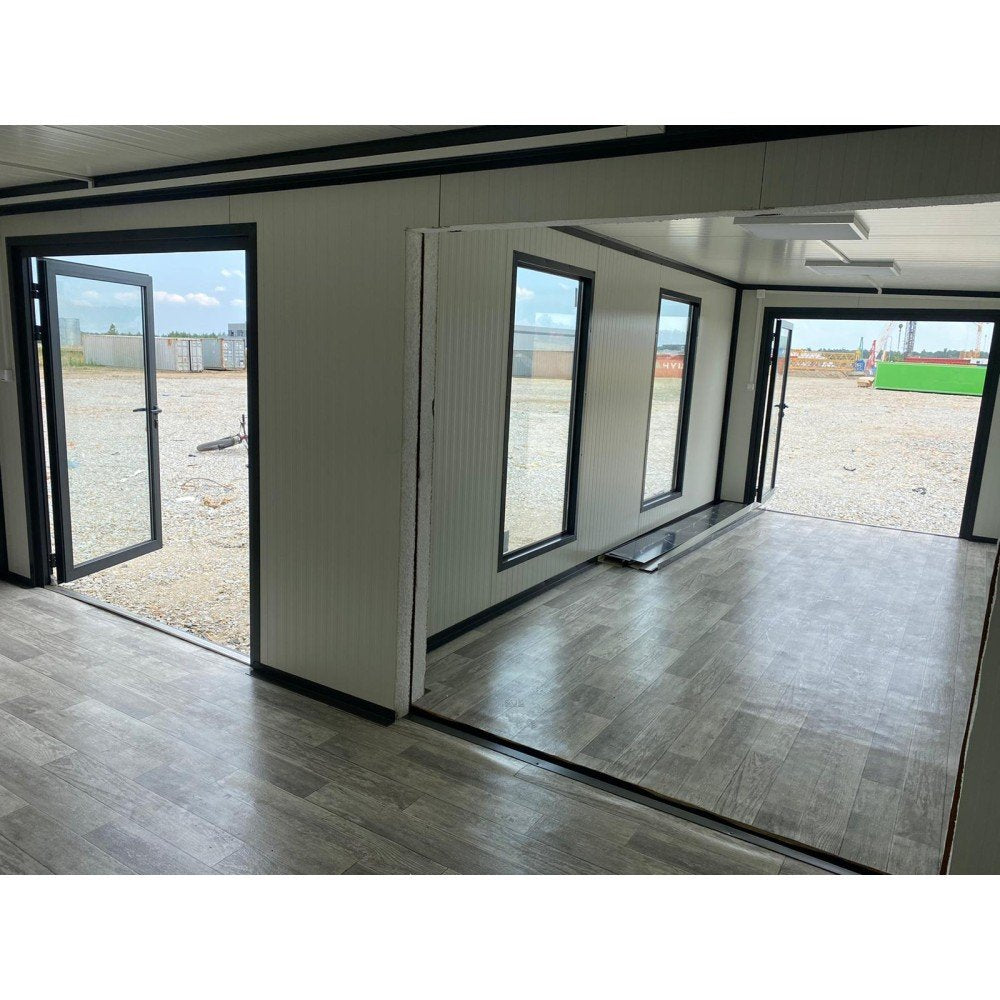 Módulo comercial combinado de 2 piezas, 3 x 6 m (36 m²)
