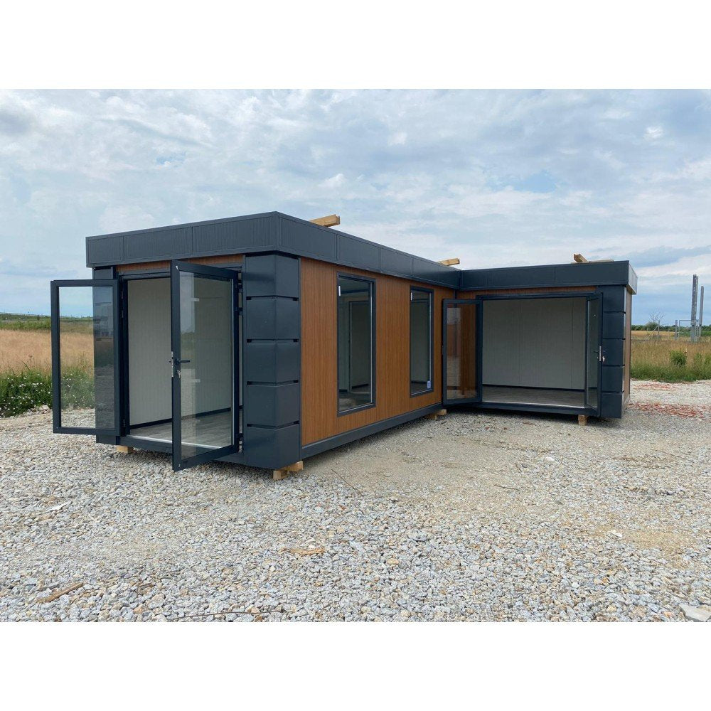 Módulo comercial combinado de 2 piezas, 3 x 6 m (36 m²)
